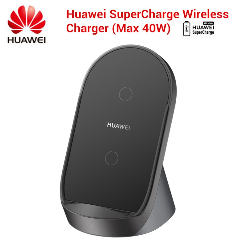 Originele Huawei Supercharge Draadloze Oplader Stand 40W CP62 Autolader Voor P40 Pro Mate 30 Pro Voor S20 Ultra s10 Foriphone 11/X