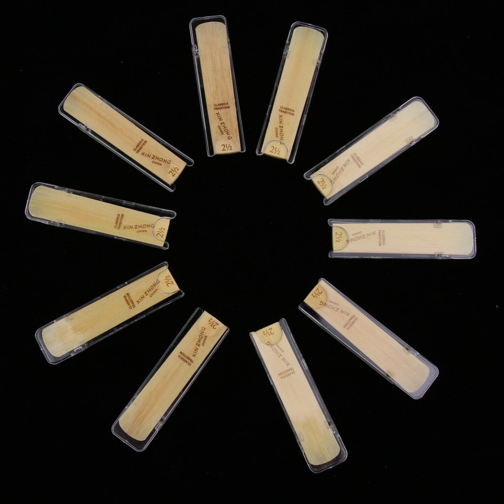 Pack/10pcs G Alto Saxophone Reeds Sax Replacement Parts 7cm