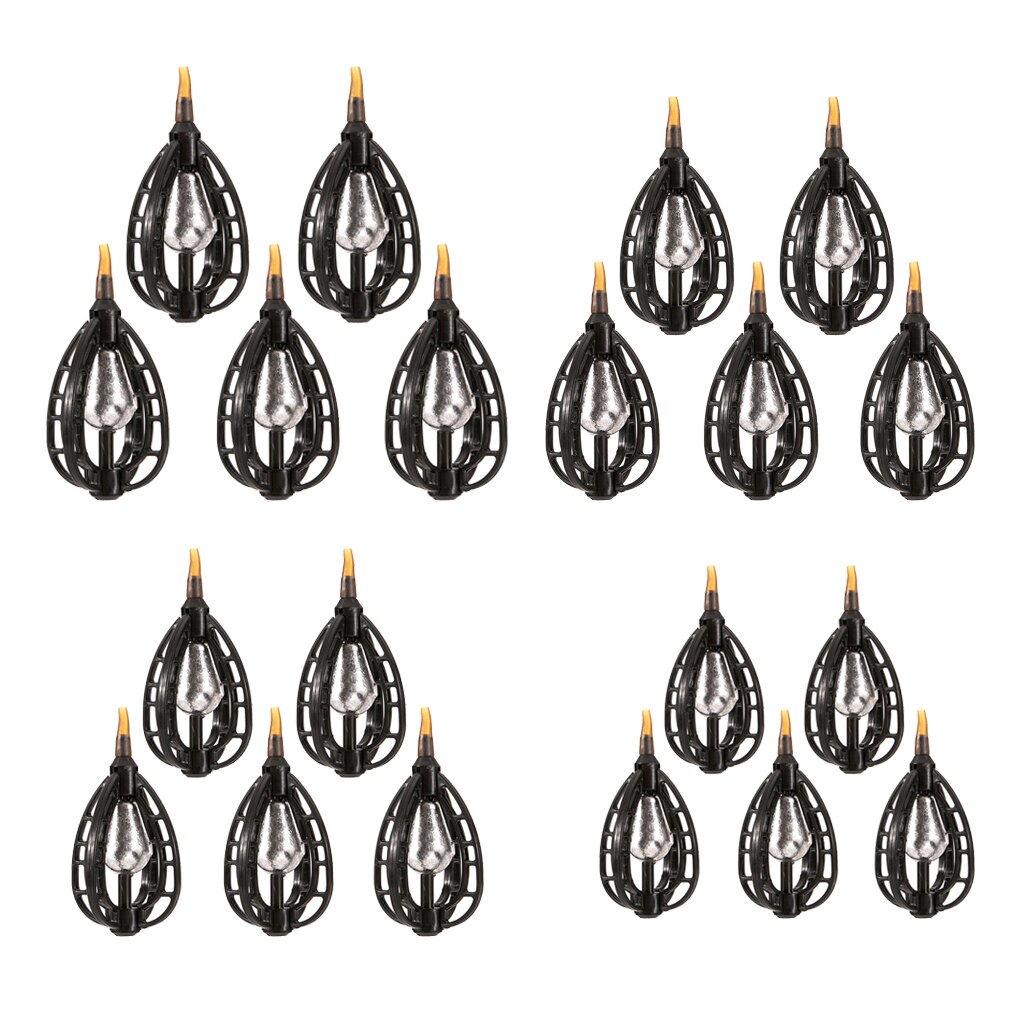 5x ABS Fishing Feeder Carp Сrucian Bream Fishing Tackle Fishing Accessories