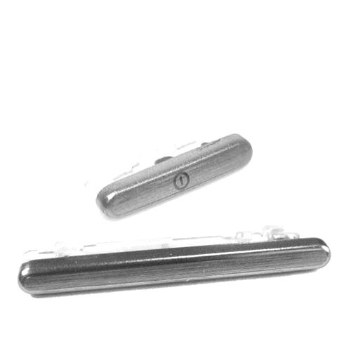 Voor samsung galaxy  s3 gt-i9300 i9305 i747 i535 r530 l710 e210 wit/zwart/blauwe kleur aan/uit-knop en volumeknop zijknop