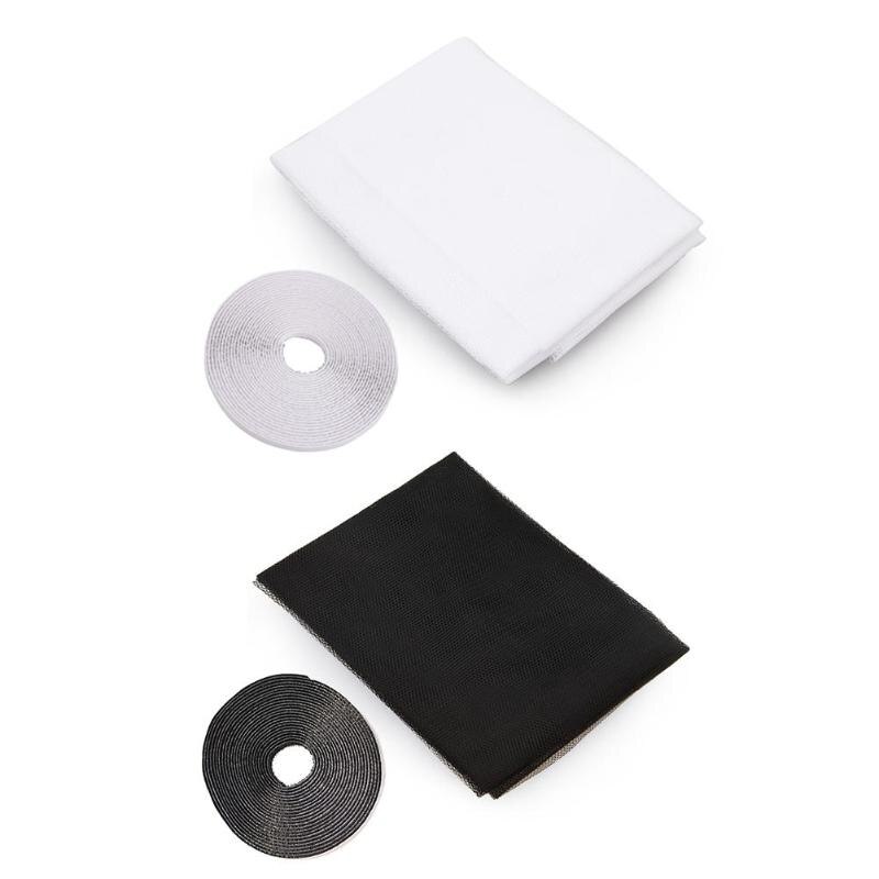 Doe-het-zelf klamboe gordijn raam anti-insecten gaas scherm met stickers tape