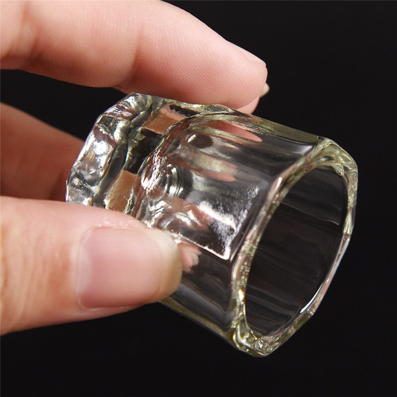 1Pc Glas Dappenglaasje Transparant Kristal Glazen Beker Voor Acryl Nail Art Tool Voor Nail Technician