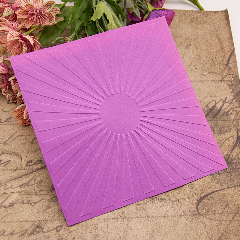 Sol solskin prægning mapper plast skabelon stencil til diy scrapbooking gør fotoalbum papir kort håndværk indretning forsyninger