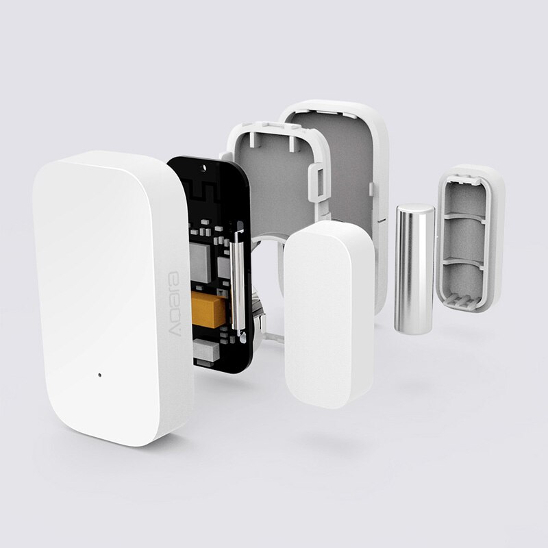Aqara-Sensor de puerta y ventana Zigbee, conexión inalámbrica, Mini sensor de puerta inteligente, funciona con la aplicación Mi Home para Xiaomi mijia Smart home