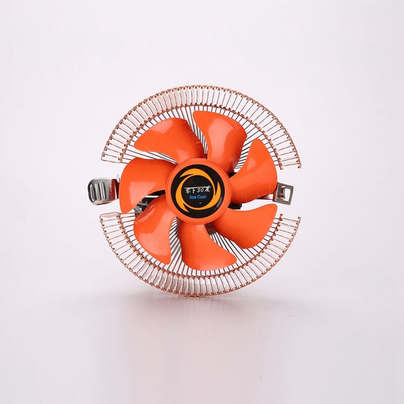 1 Pcs Pc Cpu Cooler Cooling Fan Heatsink & 1 Pcs Pwm Fan Hub Multiplexer Connector Cable Adapter