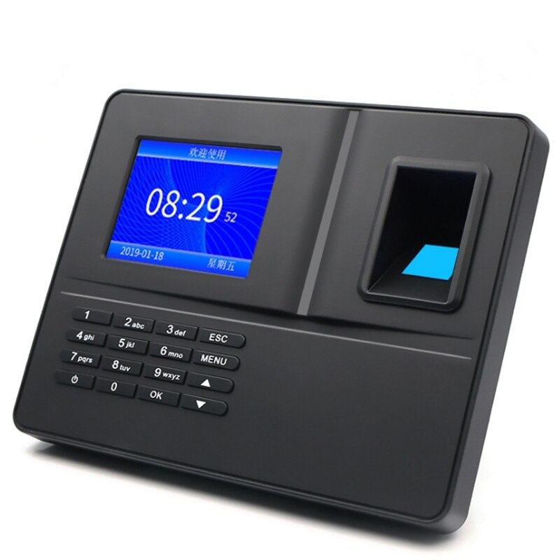 Fingerprint Attendance Machine Lcd Display Usb Fingerprint Attendance System Time Clock Employee Checking-In Recorder