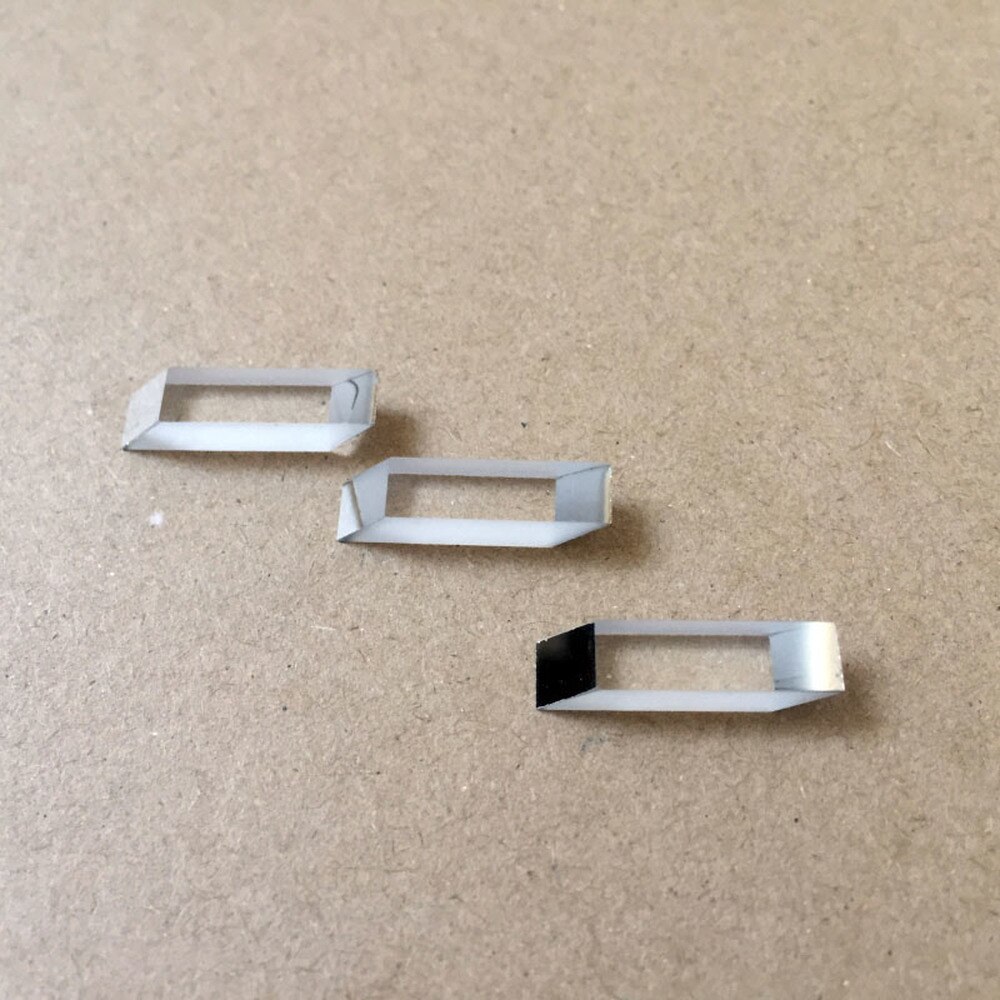 Optical K9 Glass oblicuo prisma Translation ángulo derecho instrumento Triangular