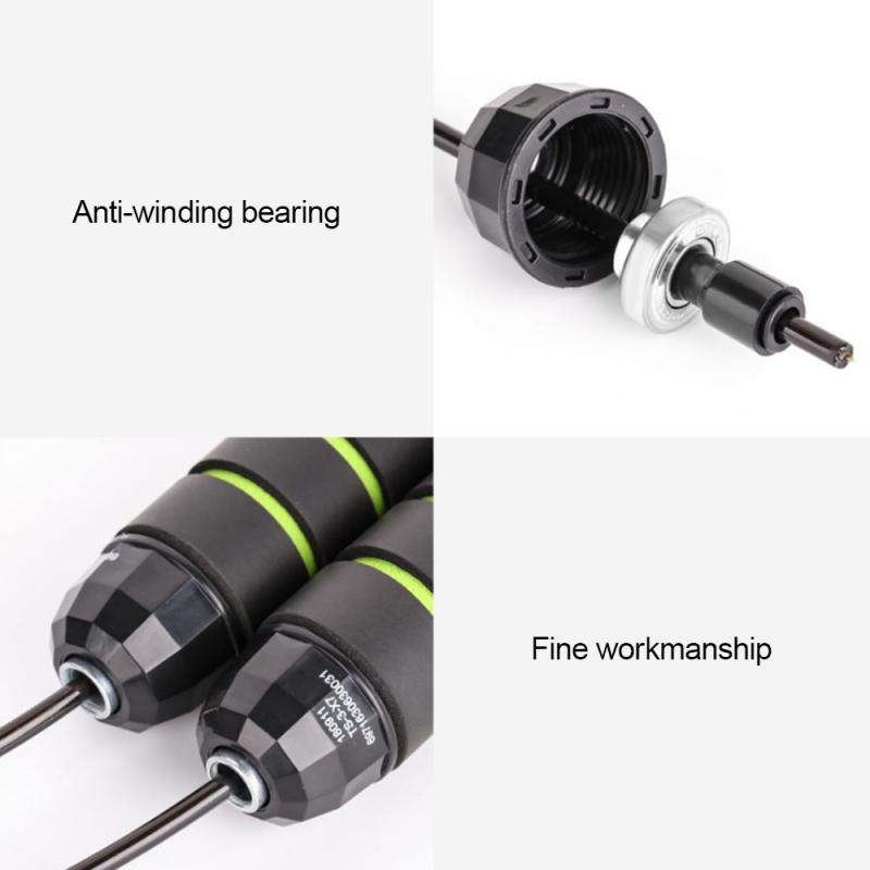 Peso corda per saltare Procircle Corda per Saltare Ad Alta Velocità Palestra fitness sport Esercizio Corda di Salto Portatile Attrezzature per Il fitness