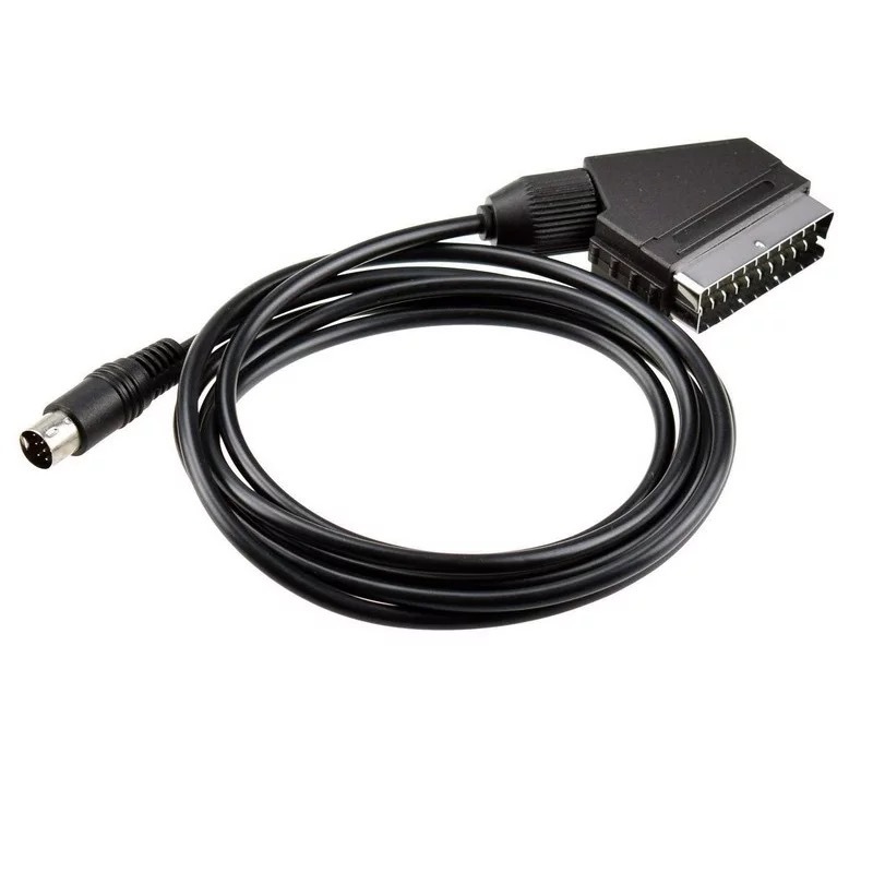 Câble Scart EU pour Sega Megadrive 1 Genesis 1 Master System 1 RGB AV câble Scart v-pin
