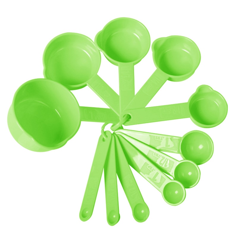 11pz Da Cucina di Misura Cucchiai Cucchiaino Da Caffè di Zucchero notizia in anticipo di Cottura Della Torta di Farina Tazze di Misurazione Utensili Da Cucina impostato