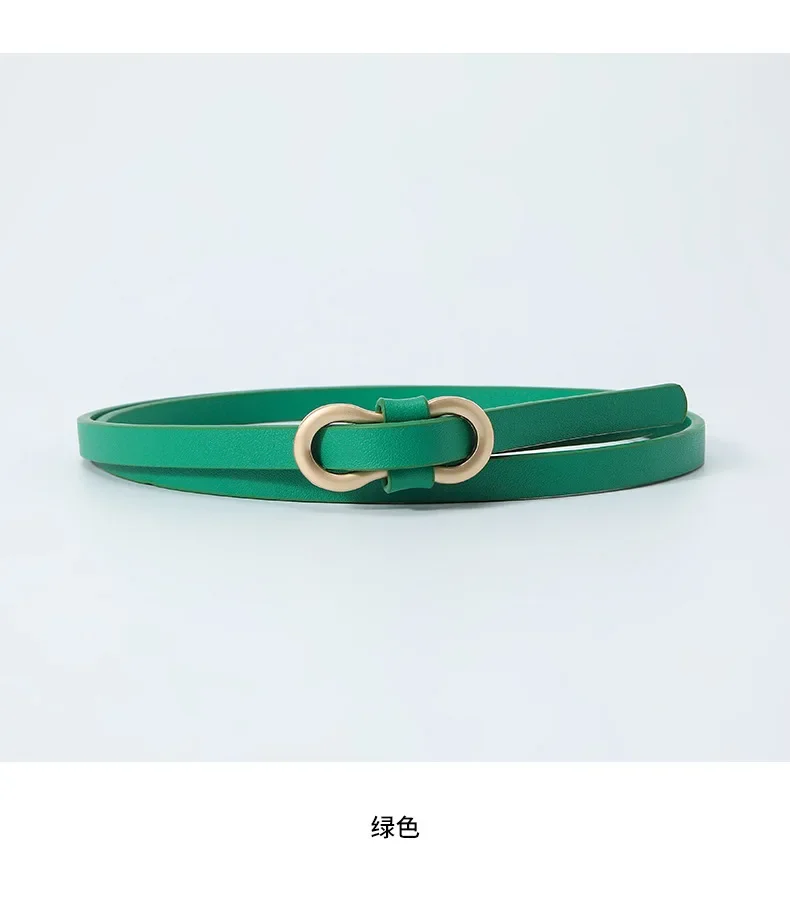 PU-leer damesmode riem metalen knoopgesp Tailleband Buikband voor jurkjeans: Paars