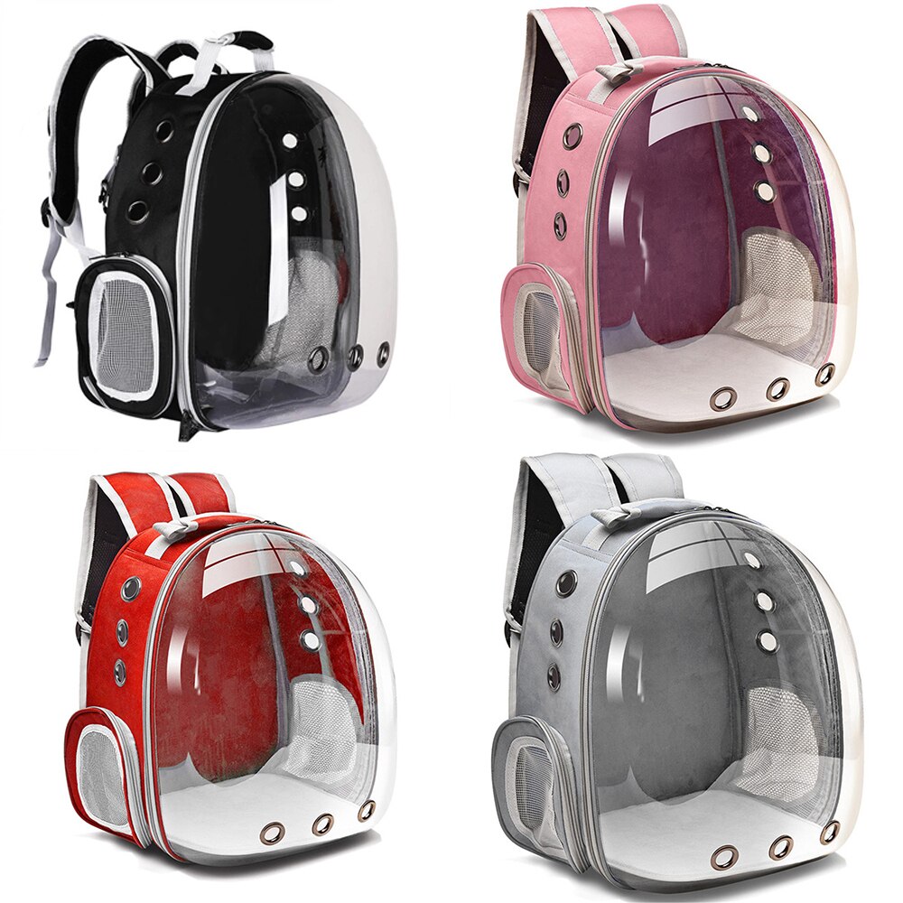 Pet Bag Dog Capsule Cage Accessories Carrying Breathable Outdoor Window Bubble Transparent Portable Travel Cat Bag