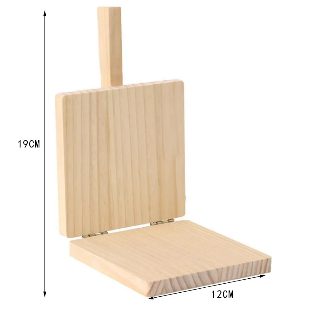 1 szt. Drewniany ręczny wałek robić wyciskania ciasta, kukurydziana tortilla kluska skóra bułka skóra prasa formy, kuchnia pieczenie maszyna robić pieczenia ciasta: Różowy