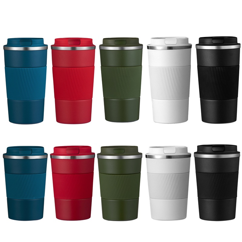12/17 Oz Koffie Thermos Mok Dubbelwandige Rvs Draagbare Auto Reizen Tumbler Isolatie Thermische Koffiekopje om Te Gaan