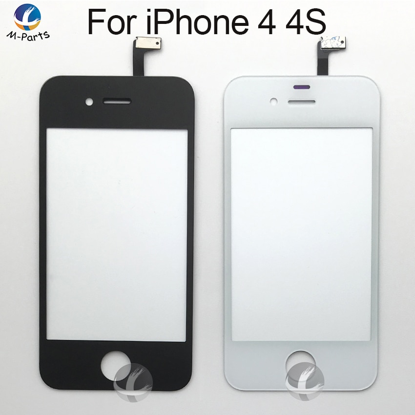 Touchscreen voor iphone 4 4s touchscreen digitizer glas lens sensor vervangende onderdelen voor touchscreen oem aaa test