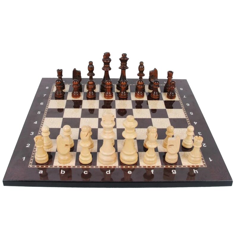 Luxury Wood Wooden Chess Set Big size Work Leisure Intelligence Success Strategy 36 X36 cm Children 'S Educational Şah 8.5cm