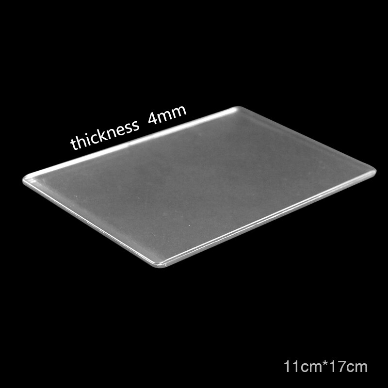 3mm/4mm/5mm Plastic transparent board Board for Paper Cutting Machine Cutter Die can be used for Paper Cutter Die-Cut Machine: 4MM