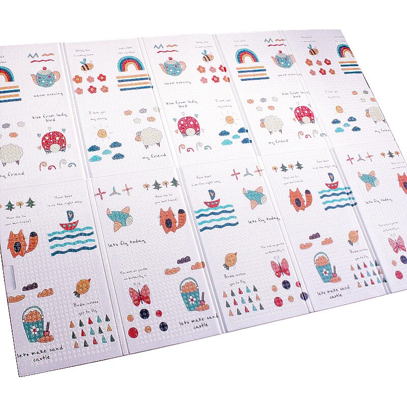 Opvouwbare waterdichte baby speelmat 1cm diktes xpe puzzel kindertapijt baby klimmat kinderkleed baby spelmatten
