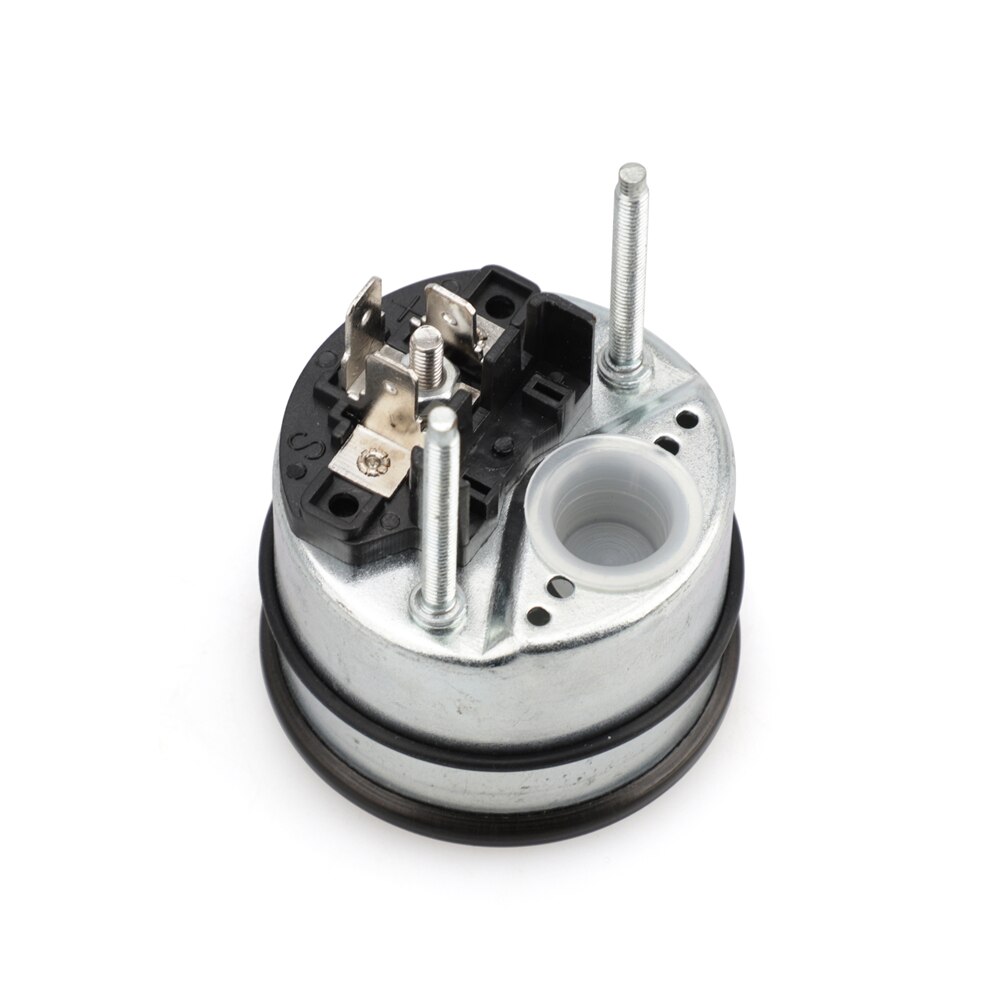 12v 2 “ 52mm vdo vision olietryk ur bilbus sort ansigtskive 0-10 bar 12 volt  yc101723