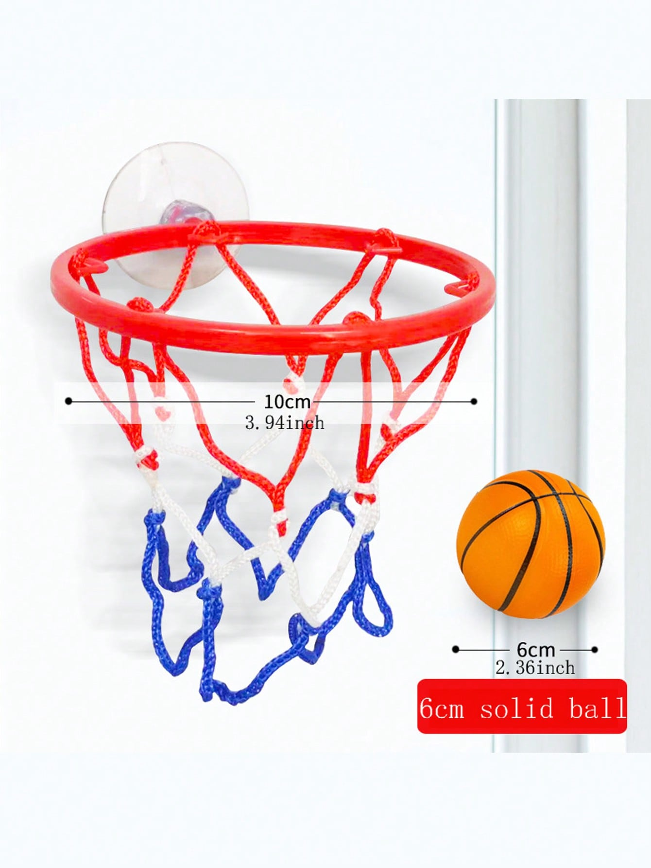 Mini Solid Rubber Elastic Ball Small Basketball Set Wrist Coordination Training Indoor Shooting Table Game Fun Toy for Kids: Default Title