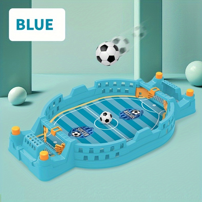 1 st Interactief Tafelvoetbalspel Kinderen Tafelvoetbal Dubbele Battle Tafel Ouder-kind Interactief Puzzel Bordspel: Blauw