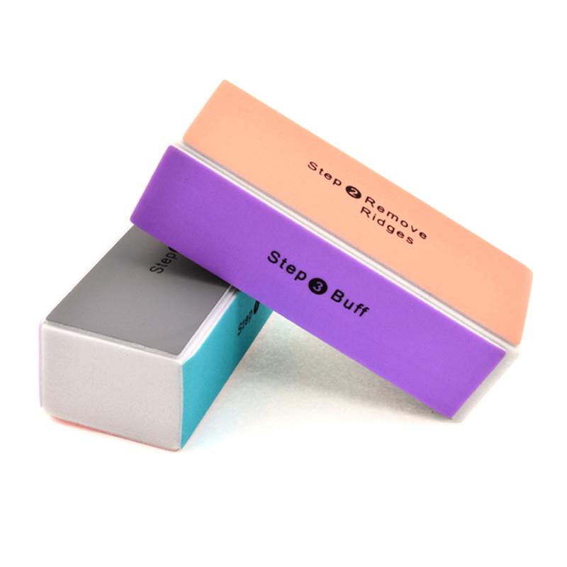 White Acrylic Nail Buffer Buffing Sanding Block Files Salon Art UK D
