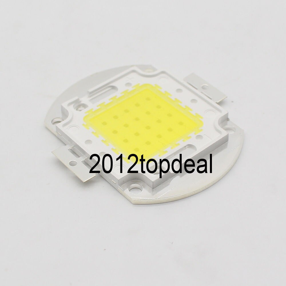 12v - 15v 10w 20w 30w 50w høj effekt integreret cob led lampe diode smd hvid lys diy projektør spot pære