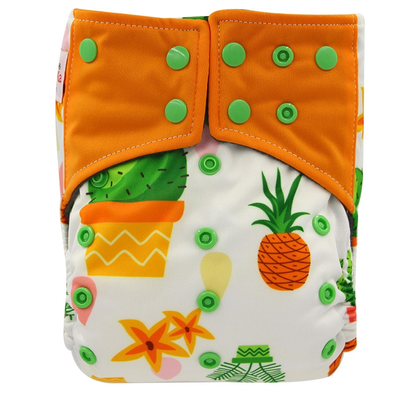 Ohbabyka Wasbaar Luiers Bamboe AI2 Doek Luier Herbruikbare Nappy Liners Luiers Maat Verstelbaar Fralda De Pano