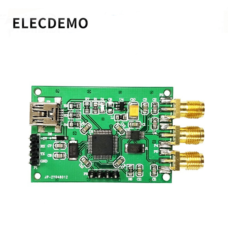 Square Wave Generator Three Channel Signal / Clock / Square Wave Generator Module 8K-100M High Precision 12 Resolution