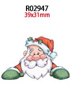 30pcs/lot Christmas Printed Resin Flatback DIY Decoration Crafts Accessories R0292 R0293 R0294: R02947