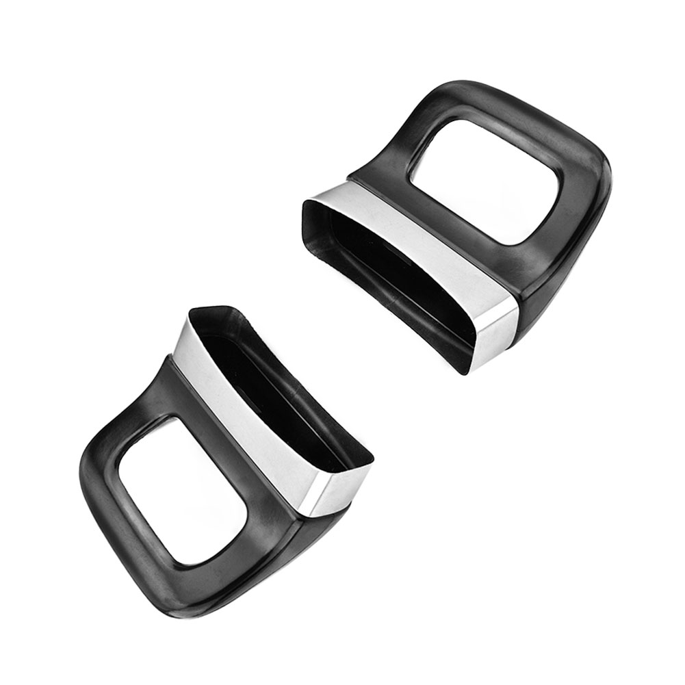 2 Stuks Dubbele Gat Accessoires Pot Handvat Ergonomisch Bakeliet Grip Installeren Pan Zwarte Anti Brandwonden Korte Vervanging Huishoudelijke