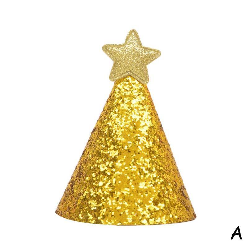 Glitter Cloth Glitter Party Hat Crown Hat 1pc Birthday Party Hat Glitter Hat For 2 3 Year Old Baby Boy Girl Birthday Party: A