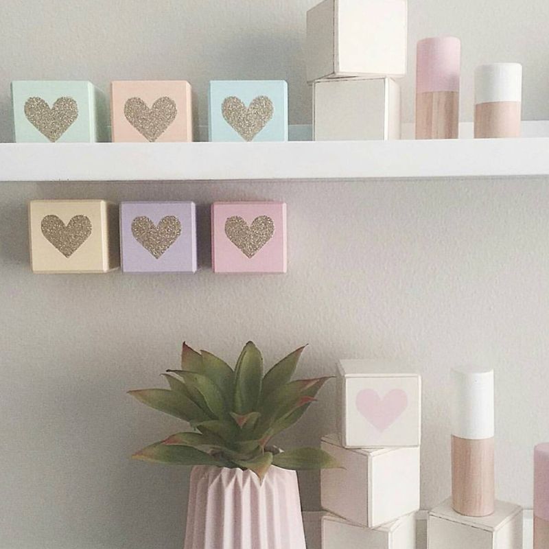Decoración del hogar nubes cubo cuadrado madera maciza personalidad bebé foto Props productos para niños