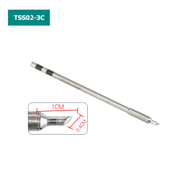 Original QUICK TS1200A Lead Free Solder Iron Tip Handle welding pen tools TSS02-SK TSS02-K TSS02-I TSS02-2C TSS02-3C: 3C