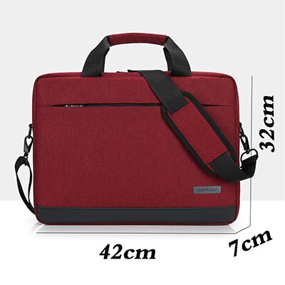 Handtas voor heren schoudertas waterdichte laptoptas casual reistas schoudertas heren oxford doek rits bovenhandvat tassen: Rood groot