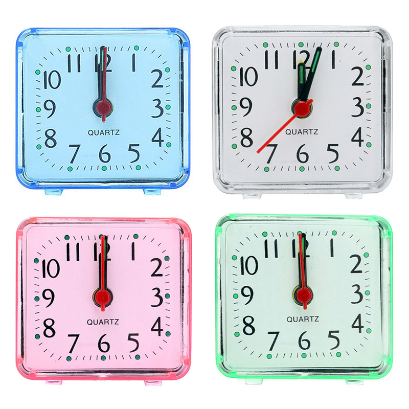 Reloj despertador bonito y para dormitorio, mesita de noche, oficina, pequeña alarma, reloj despertador para niños, reloj Digital electrónico con batería