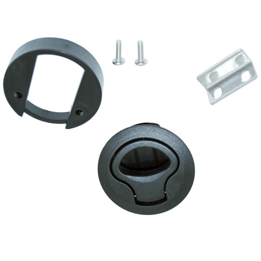 Nylon Marine Boat 2 inch Flush Pull Hatch Slam Latch Lift Handle for RV Boats Doors Hardware