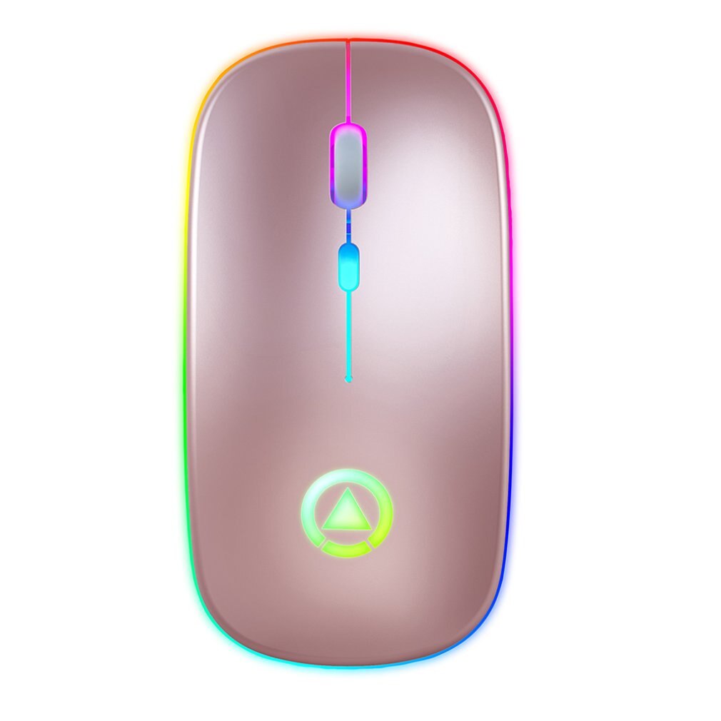 Silver Eagle A2 wireless mouse silent mute rechargeable computer accessories office: rose gold