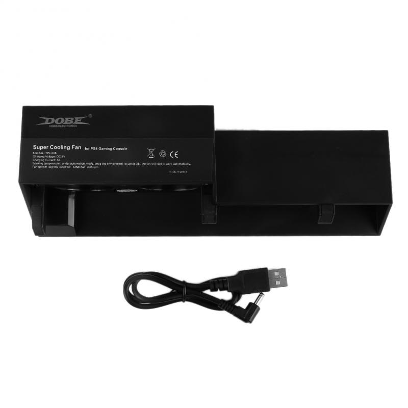 Voor PS4 Console Koelkast Koelventilator Voor PS4 Externe Usb 5-Fan Temperatuurregeling Voor Playstation 4 Console