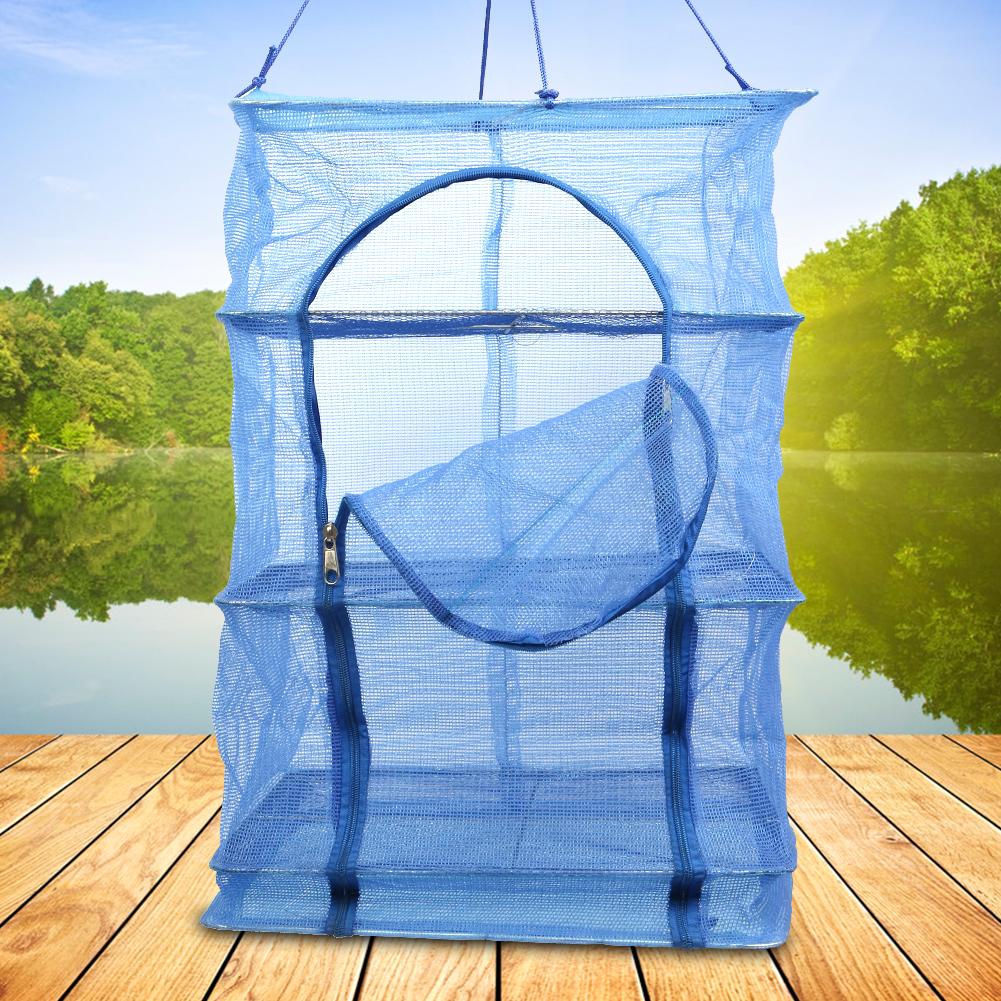 Felt Fish Drying Rack Fish Hanging Net Vegetable Dishes Dryer 4 Layers D... – Grandado