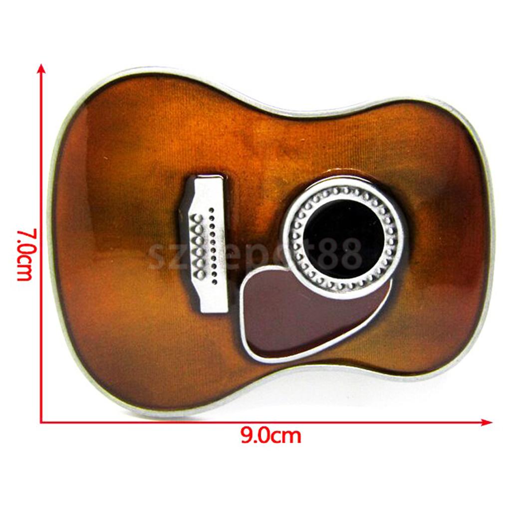 Urban Backwoods Fibbia Cintura Metallica – Testa Di Chitarra – 100 X 71 Mm - 2