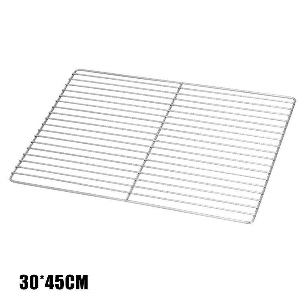 Barbecue BBQ Grill Net Stainless Steel Rack Grid Grate Replacement for Camping HG99: L