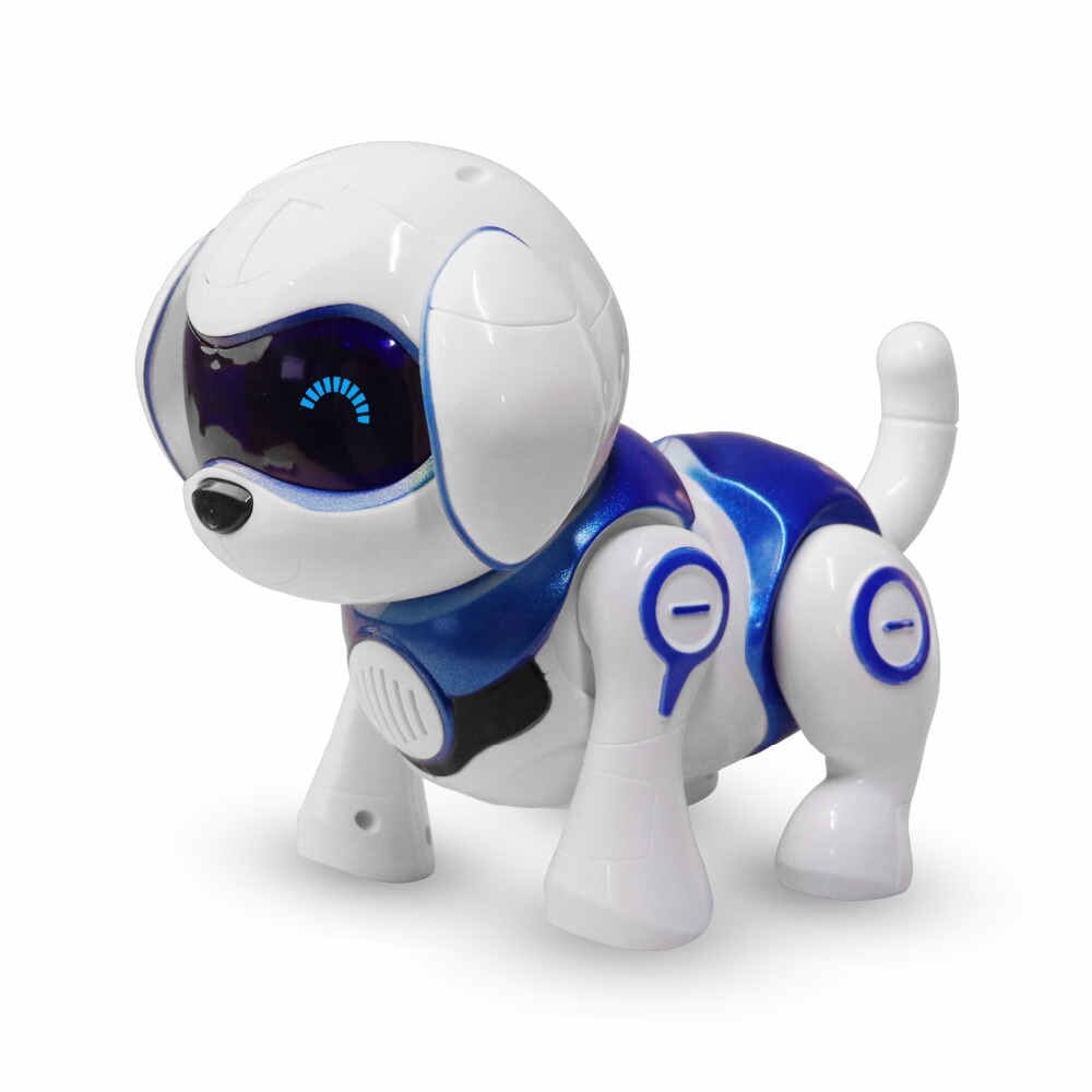 de noël, suivez-nous! Robot chien jouet électronique animaux chien enfants jouet animaux Intelligent Robot enfants d'anniversaire: Bleu