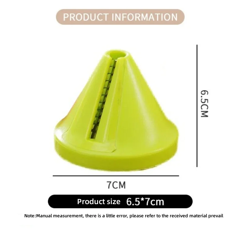 Grønnsaks- og fruktverktøy multifunksjons spiralriver manuell potet- og gulrot- og reddiksrill roterende rivjern kjøkkenutstyrsverktøy