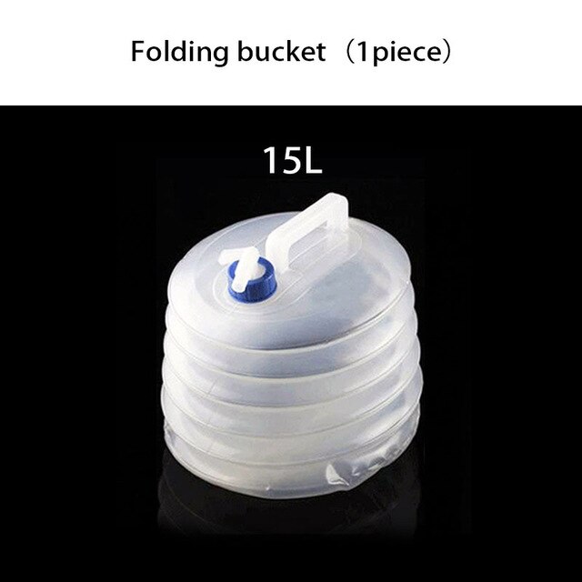 Overe 1pc bil sammenleggbar bøtte vannlager til renault megane 3 støvkost logan captur clio chevrolet cruze aveo captiva: 1 stk 15l