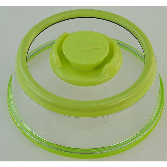 Instant vakuum food sealer mintiml cover køkken instant vacuum food sealer fresh cover køleskab tallerken cover køkkenværktøj: Grøn