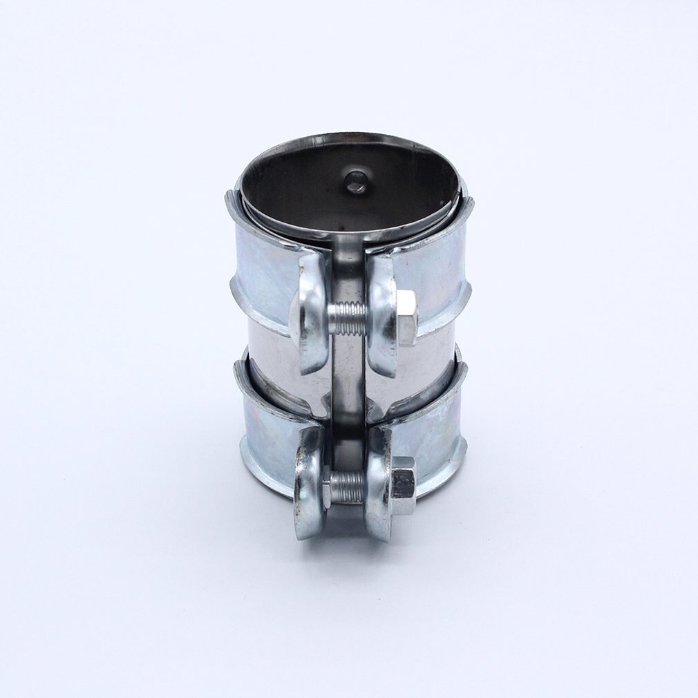 Exhaust Clamp 60mm Front Exhaust Sleeve Connector Clamp Exhaust Flange Made From Heavy Duty Mild Steel