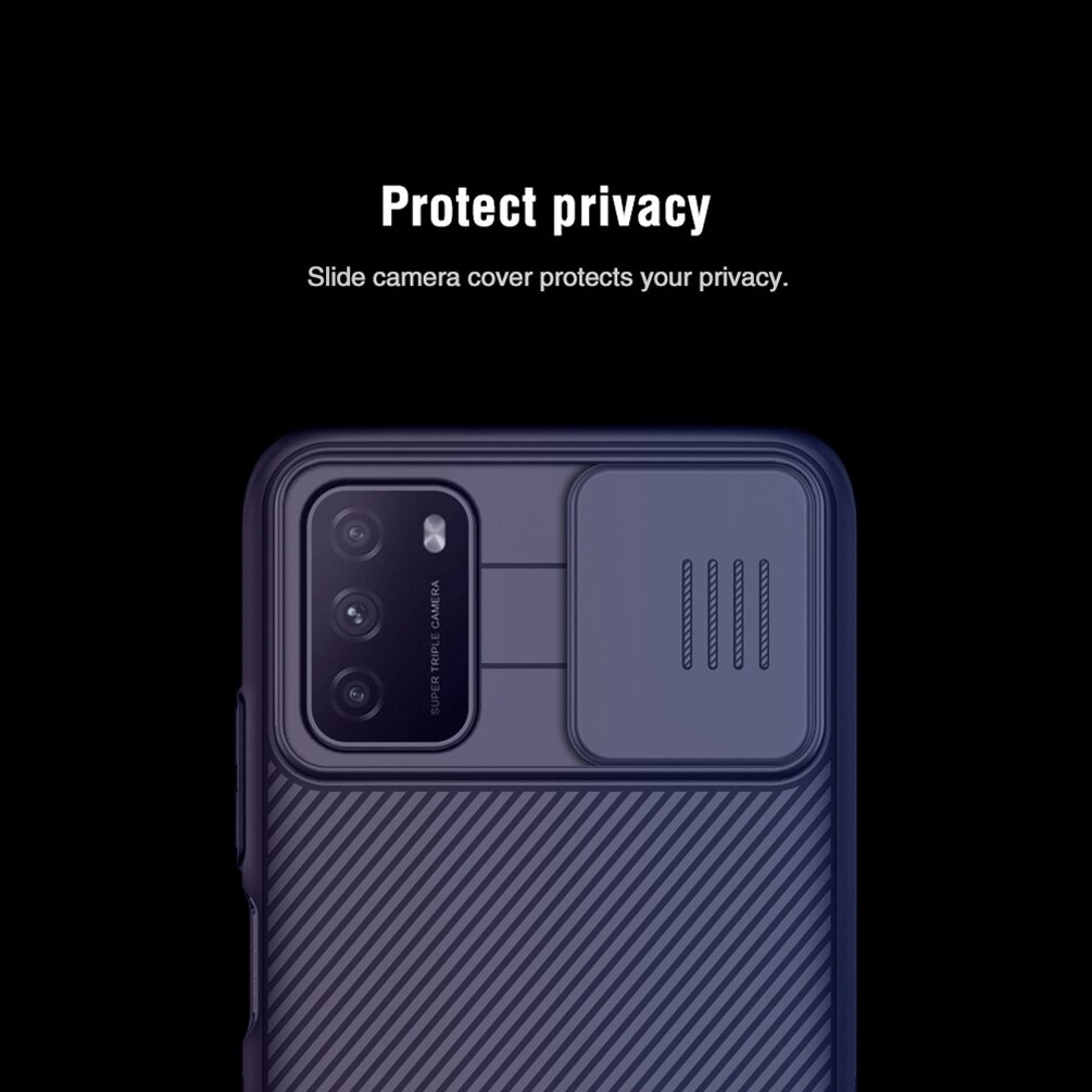 Voor Xiaomi Poco M3 Case Nillkin Camshield Slide Beschermen Camera Cover Lens Bescherming Case Voor Xiaomi Poco M3 Cover