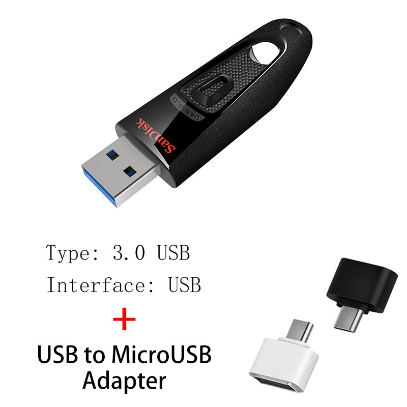 Sandisk Usb 3.0 Pendrive 128 Gb 64 Gb 32 Gb 256 Gb Usb Flash Drive 32 64 128 16 Gb pen Drive Usb Flash Stick Schijf Op Key Memory: 128GB / CZ48 A