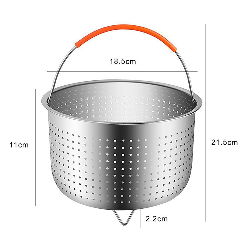 Acier inoxydable nettoyage panier vapeur panier autocuiseur Anti-brûlure vapeur multi-fonction fruits pour cuisine TOB